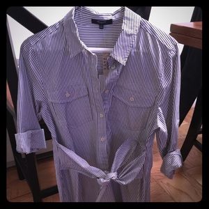 Madewell shirt dress.