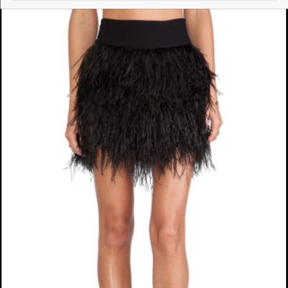 Ella Moss Ostrich skirt