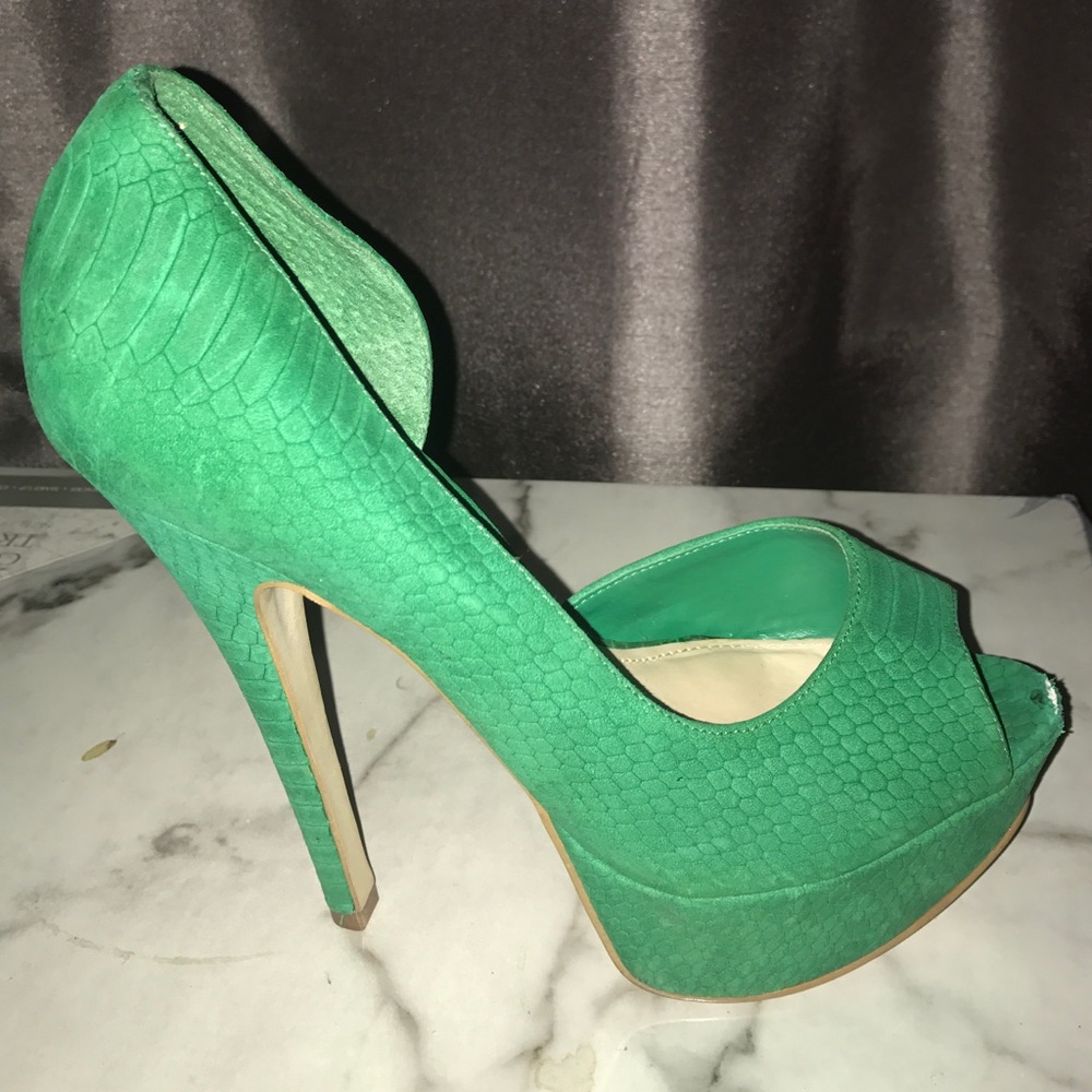 Emerald Green Heel