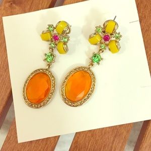 NWOT Colorful Statement Earrings