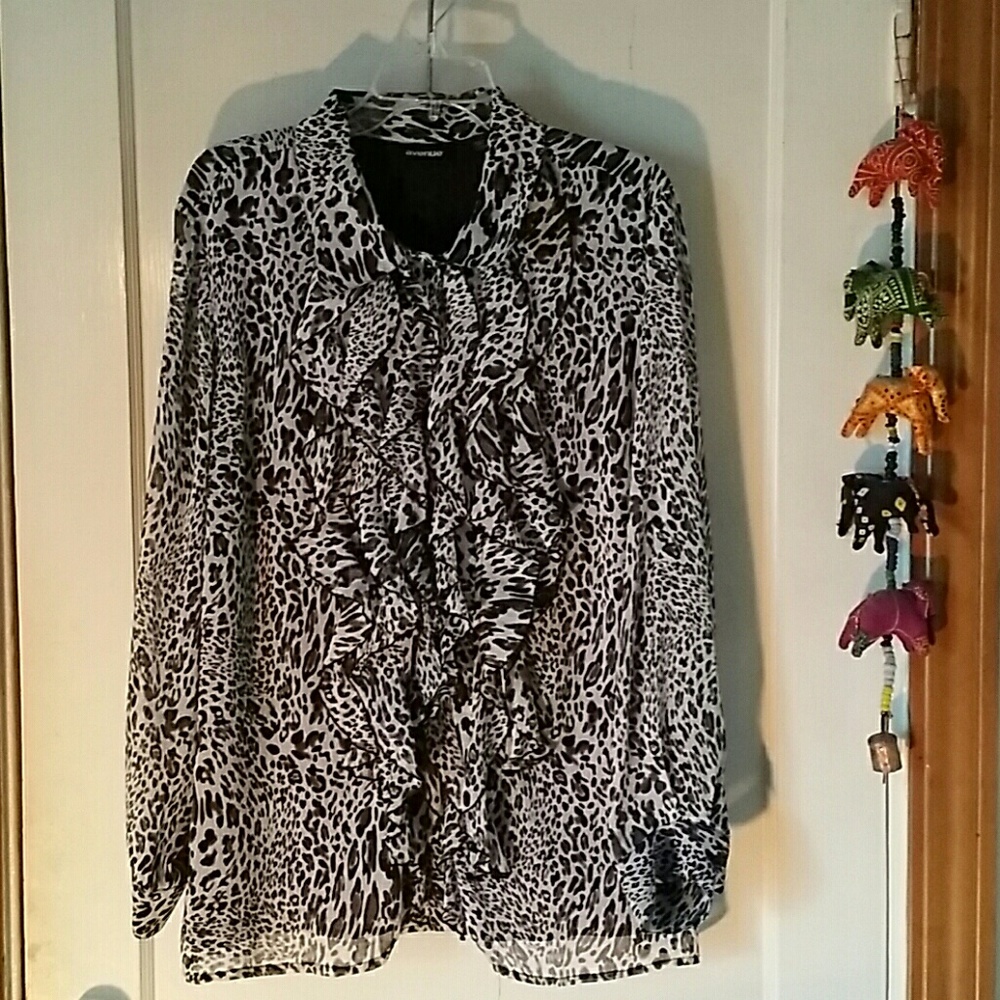 Beautiful animal print blouse