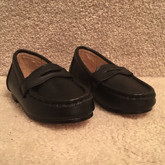 Janie and Jack Other - Janie & Jack Black Baby Loafers