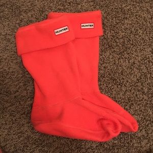 HUNTER Hot Pink boot socks
