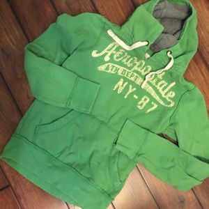 Aeropostale green throwback sweatshirt