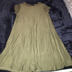 Dark olive dress