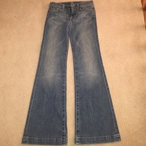 Long flare kids 7 for all mankind jeans
