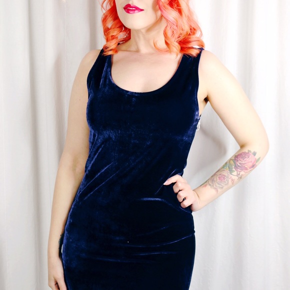 Dresses - Purple Velvet Pencil Dress Dresses - Purple Velvet Pencil Dress
