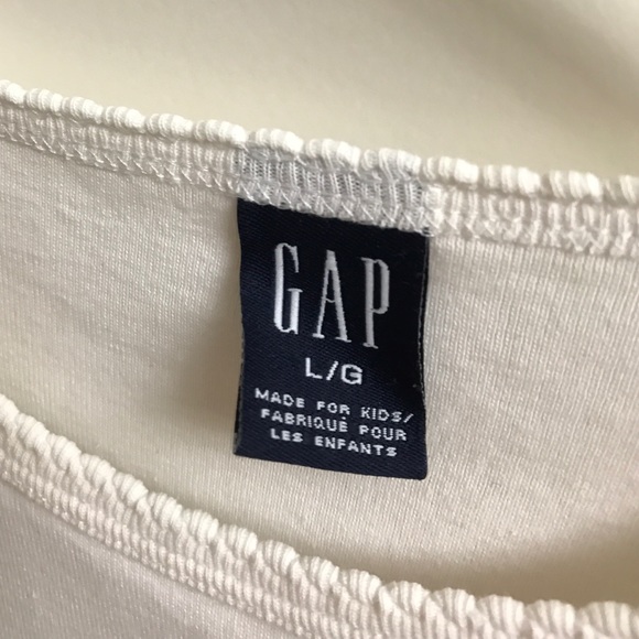 GAP Girls Large Baby T in White - Picture 2 of 2