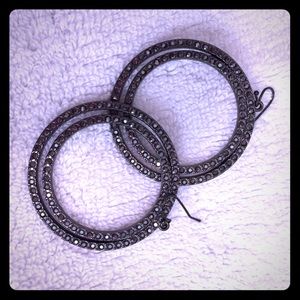 White House Black Market Double Hoop