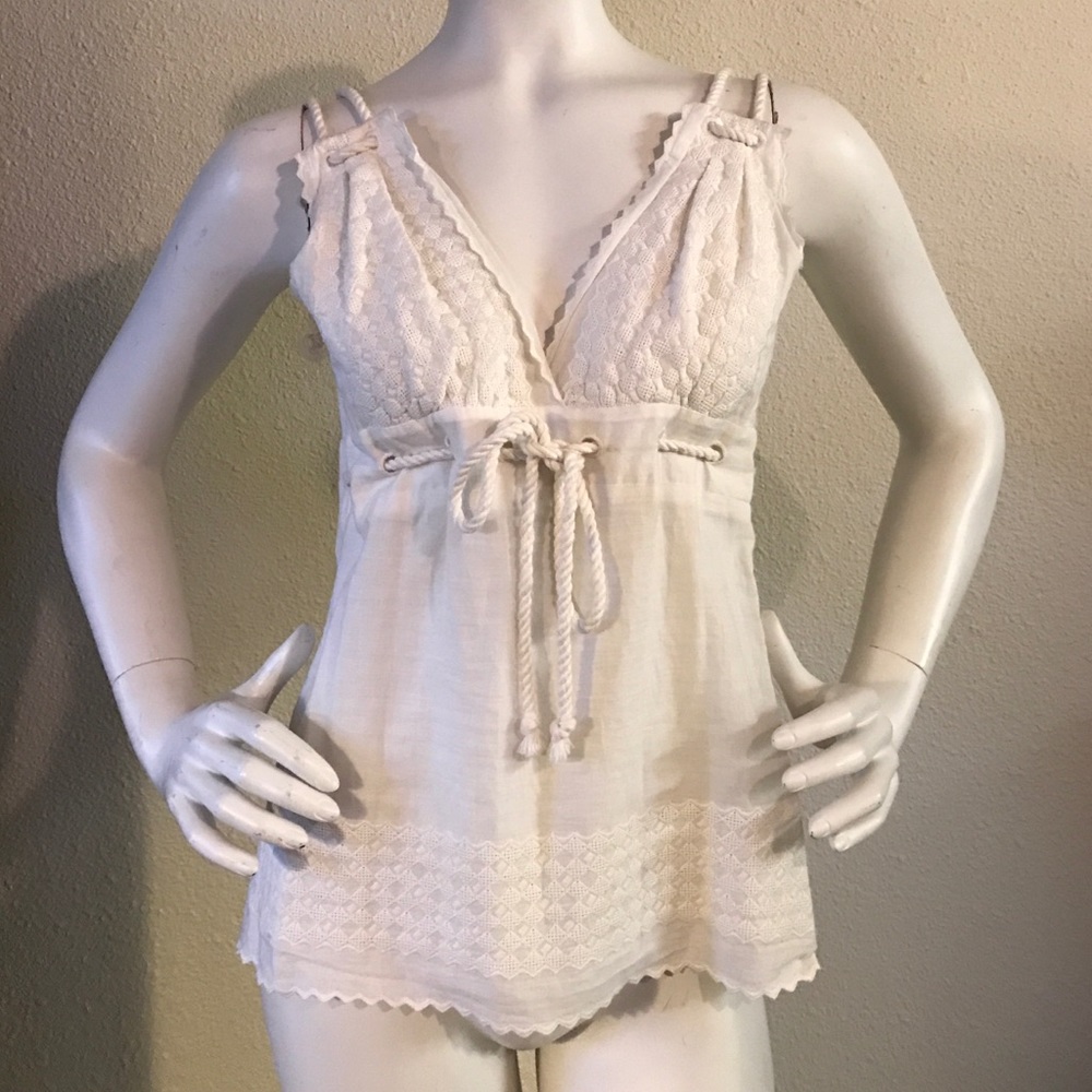 BCBG MaxAzria white Grecian top - Picture 1 of 4
