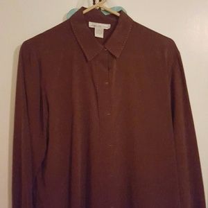 Large dress shirt,brown, great condition,