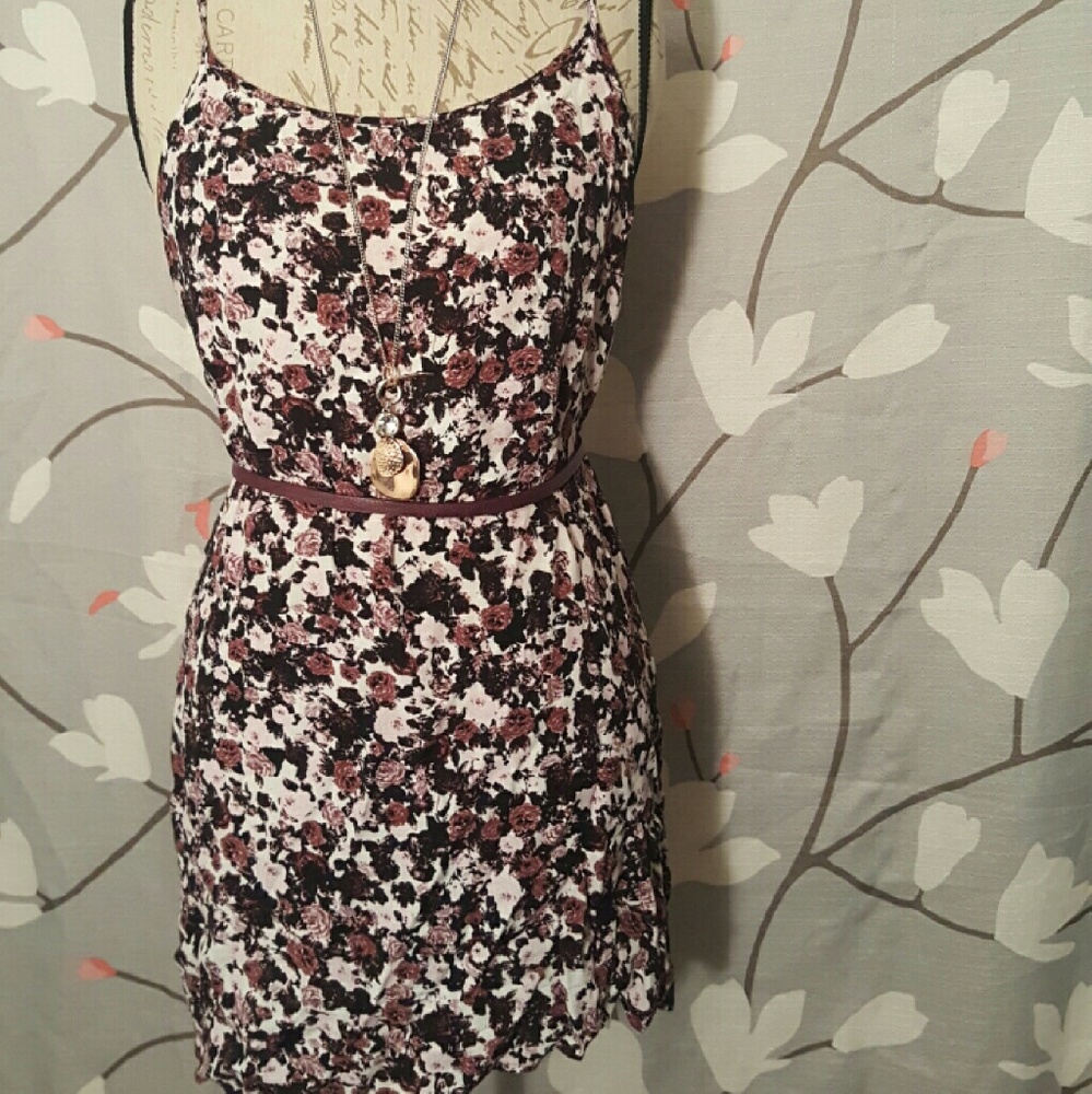 Floral mini dress