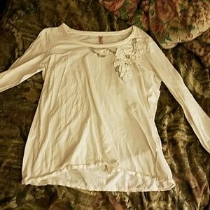 Kiara XxL woman's long sleeve white