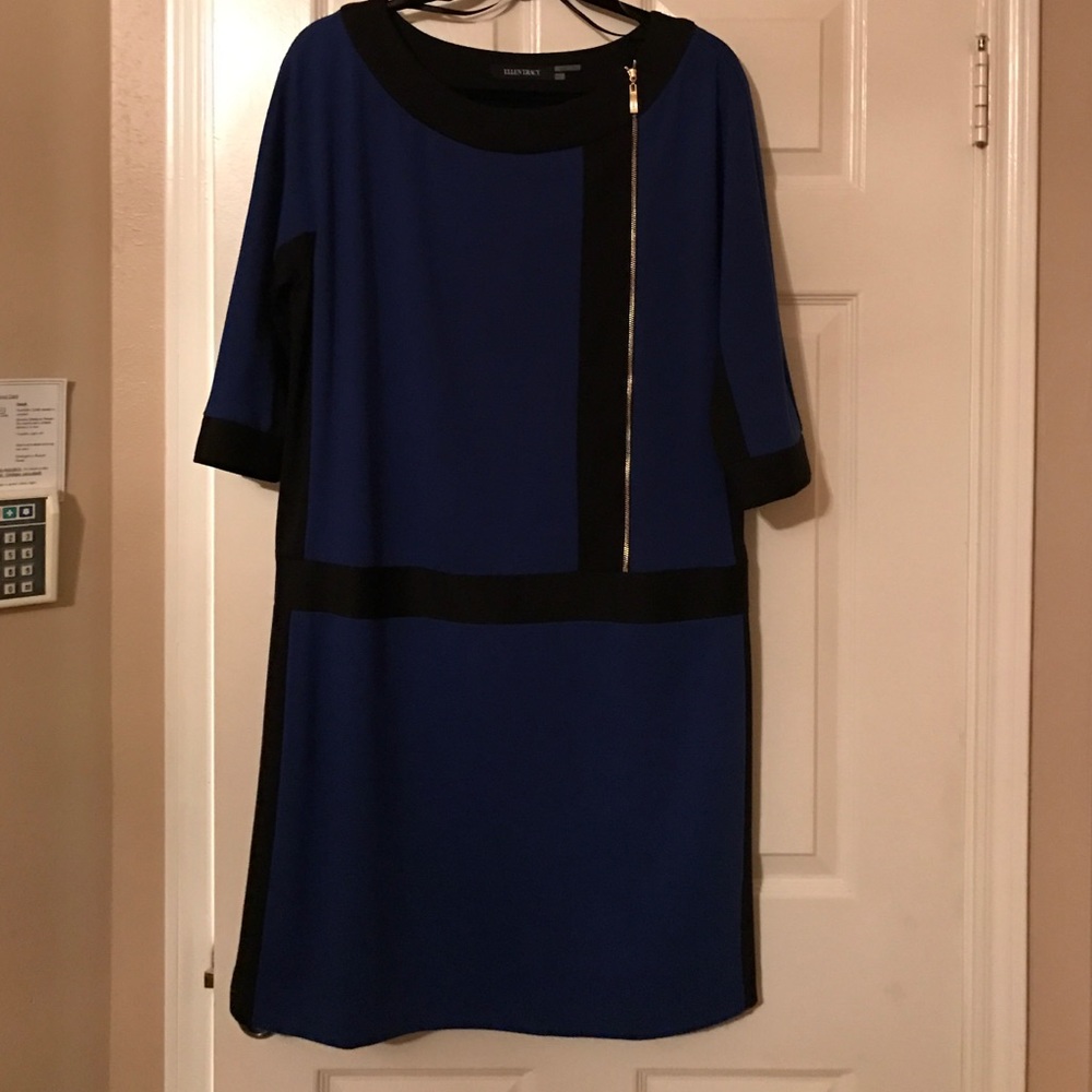 ELLEN TRACY dress royal blue