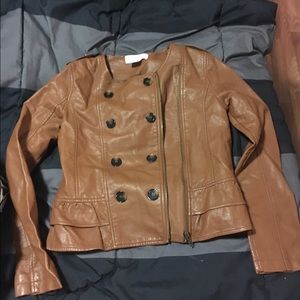 Joe Fresh brand children's faux leather jacket