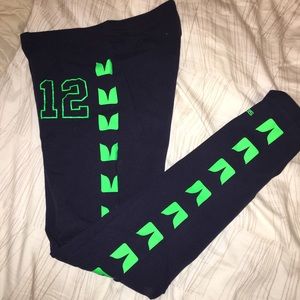 Seahawks yoga pants