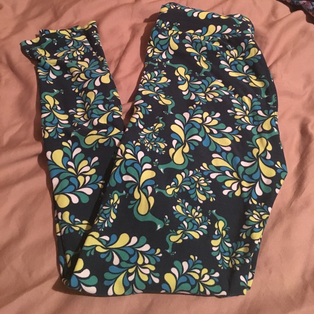 🦄🦄 lularoe Peacock leggings 🦄🦄