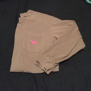 LG long sleeve VS PINK tee