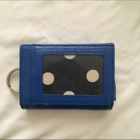 FLASH SALE Kate Spade Blue Patent Leather Wallet - Picture 2 of 4