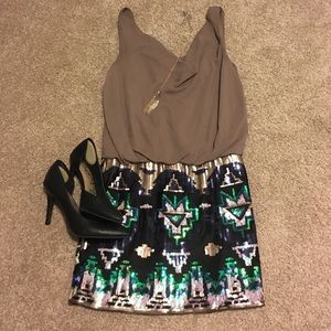 🔥 Fire Sale 🔥 Faux Two Piece Party Dress