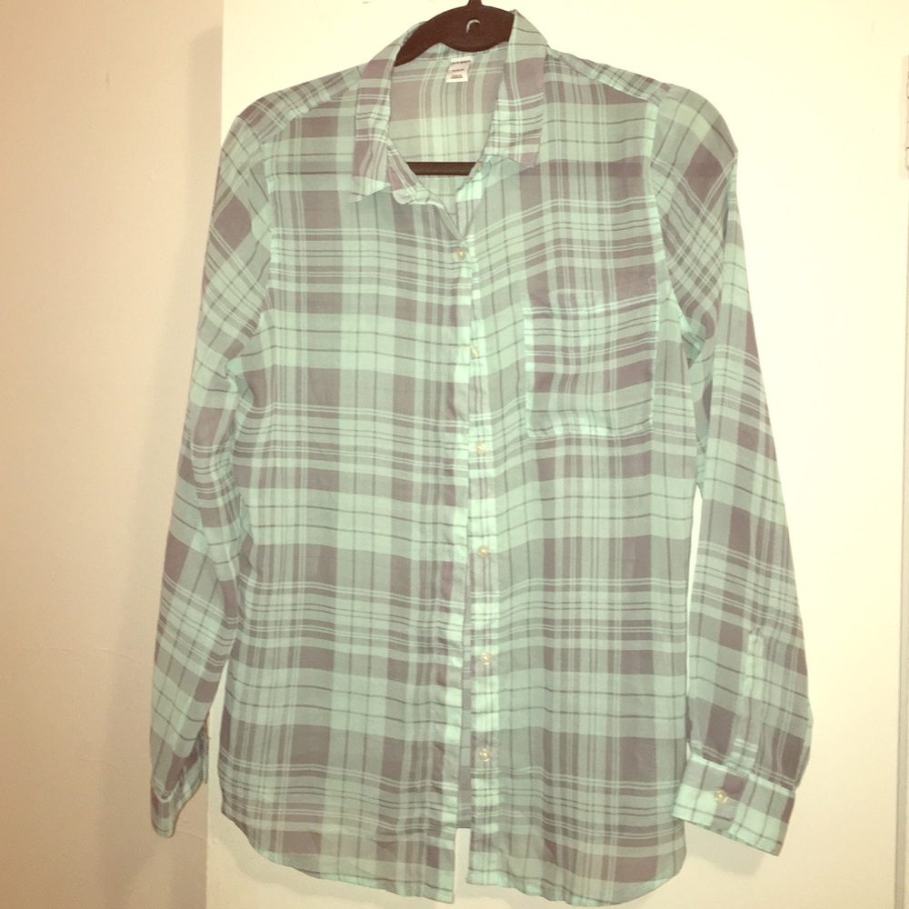 Old Navy sheer women's flannel