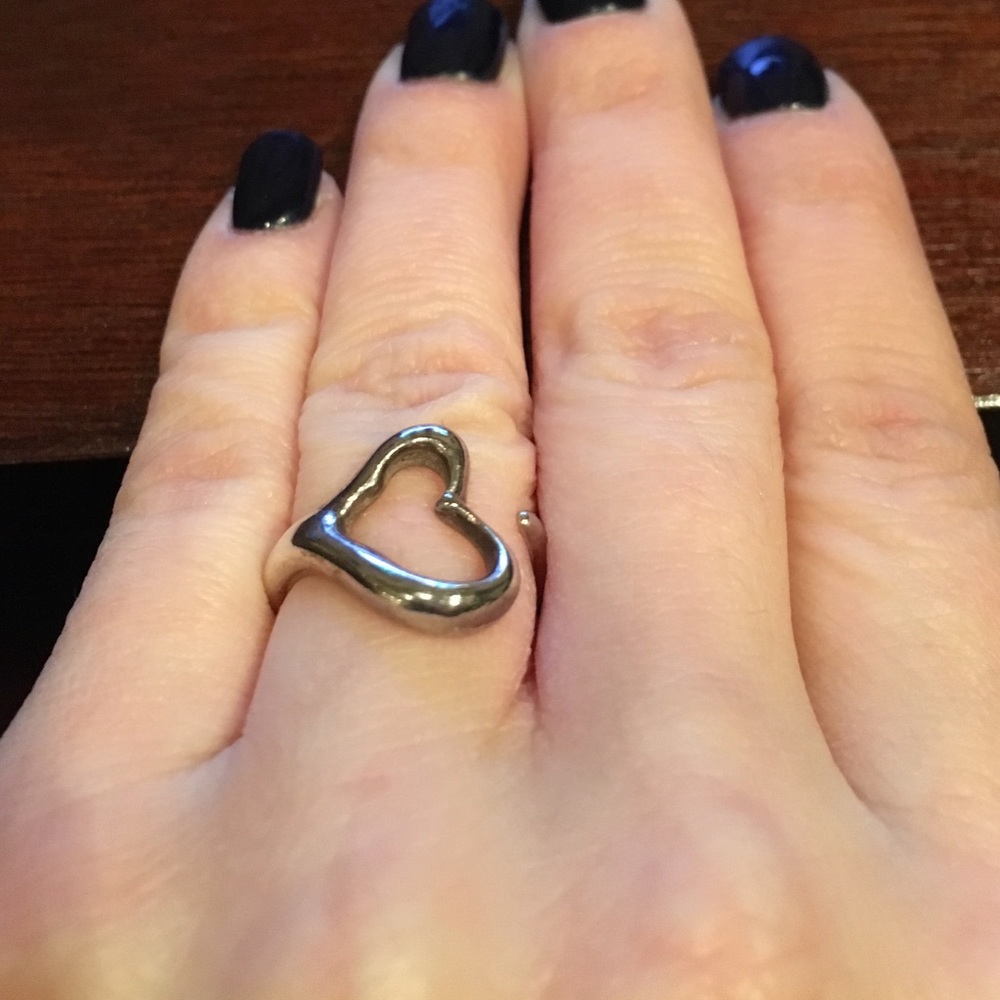Tiffany & Co open heart ring
