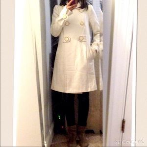 H&M White Coat, size 2
