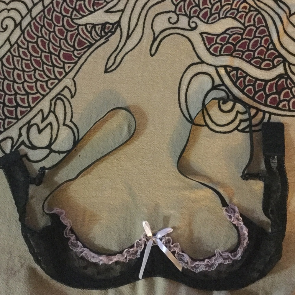 Open breast bra No pad no lining bra