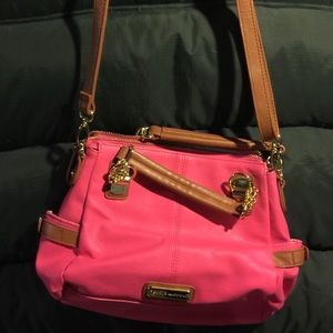 Hot pink Steve Madden leather purse