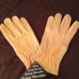 Genuine deer skin women's gloves