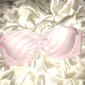Victoria's Secret bikini top - pink & white