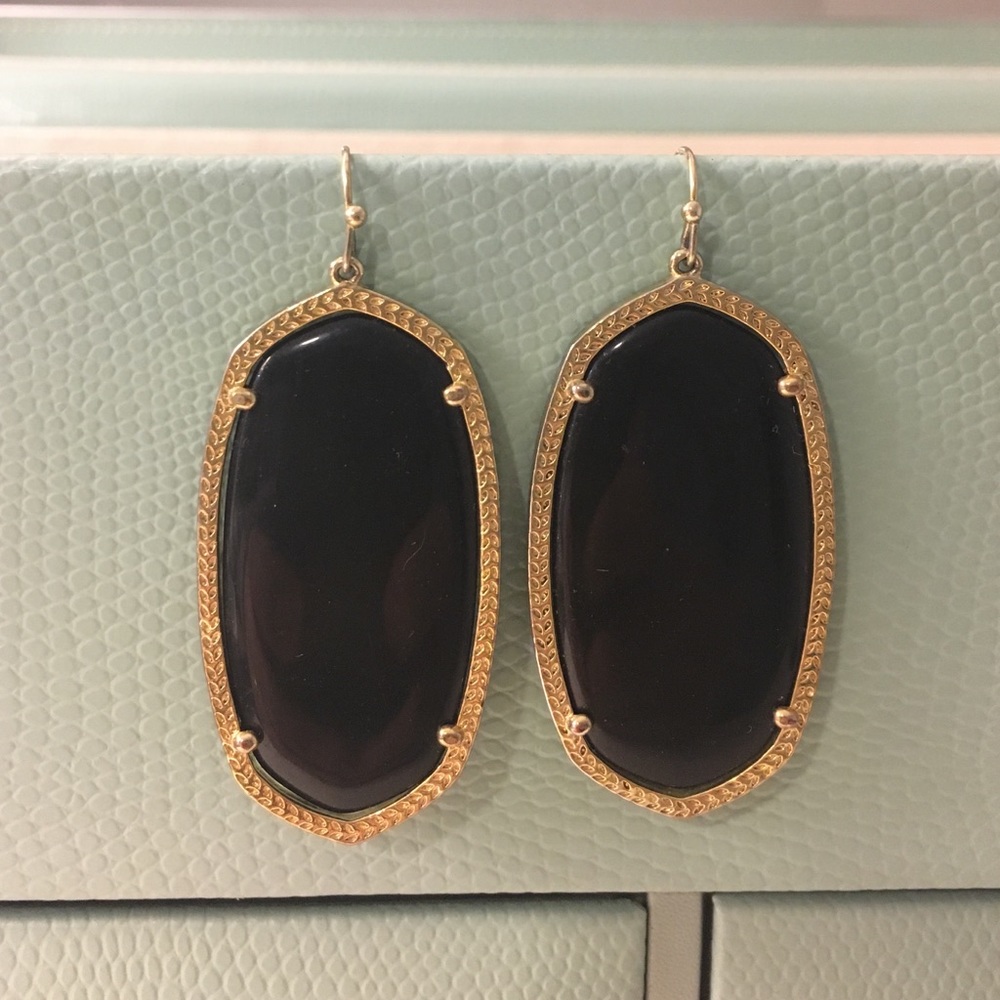 Kendra Scott Black Danielle Earring