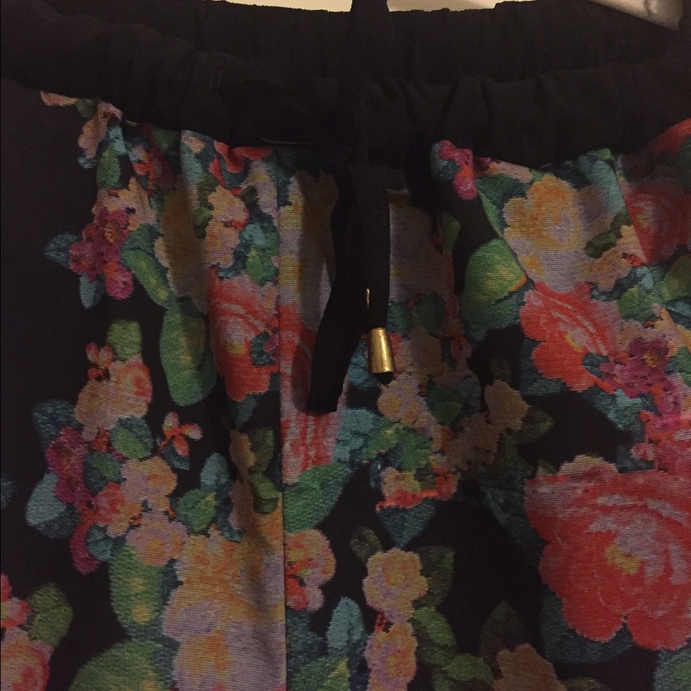 Vibrant Floral Pants
