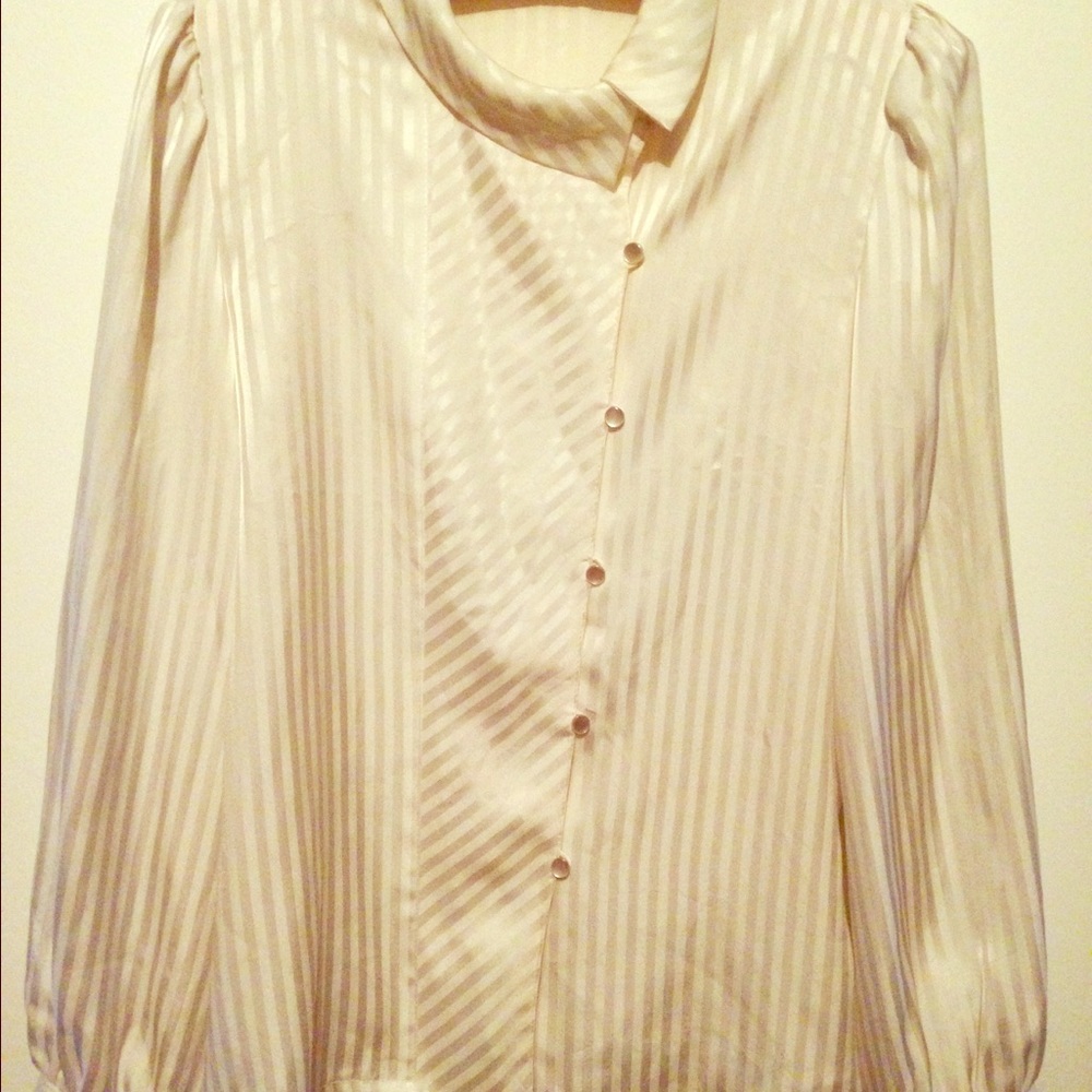 Vintage glam silk shirt