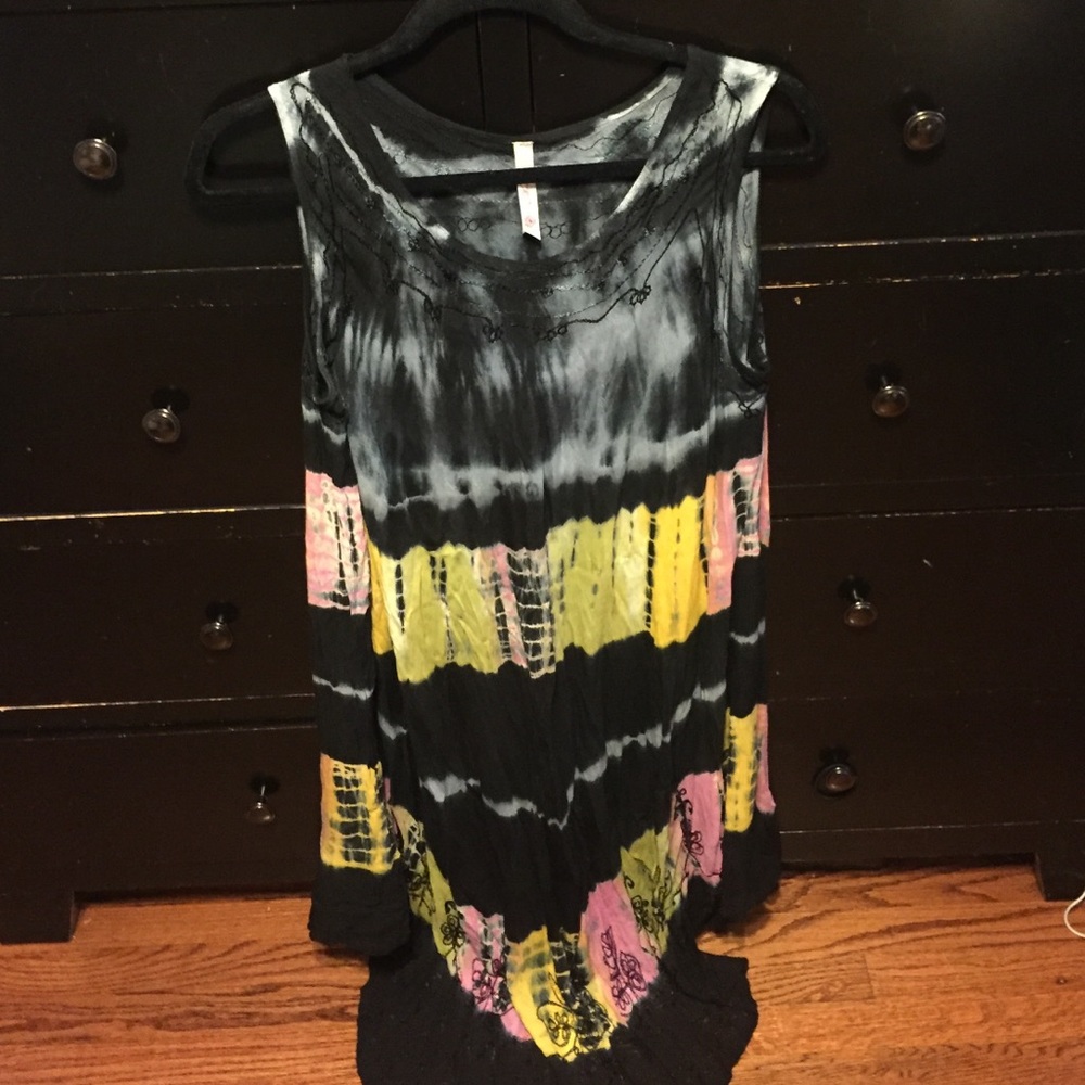tie-dye dress