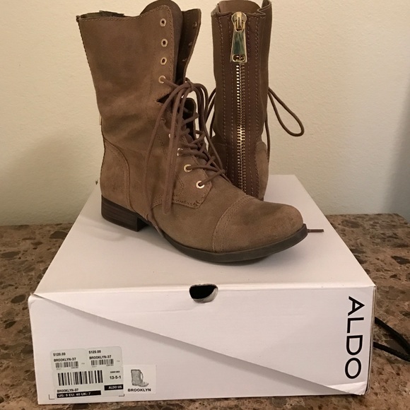 Aldo Shoes - Aldo combat zipper boots. Size 9