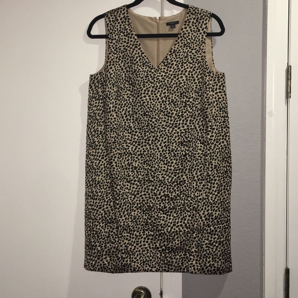 Animal print petite Ann Taylor dress size MP