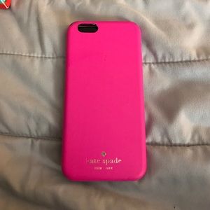 Kate spade hot pink iPhone 6/6s case