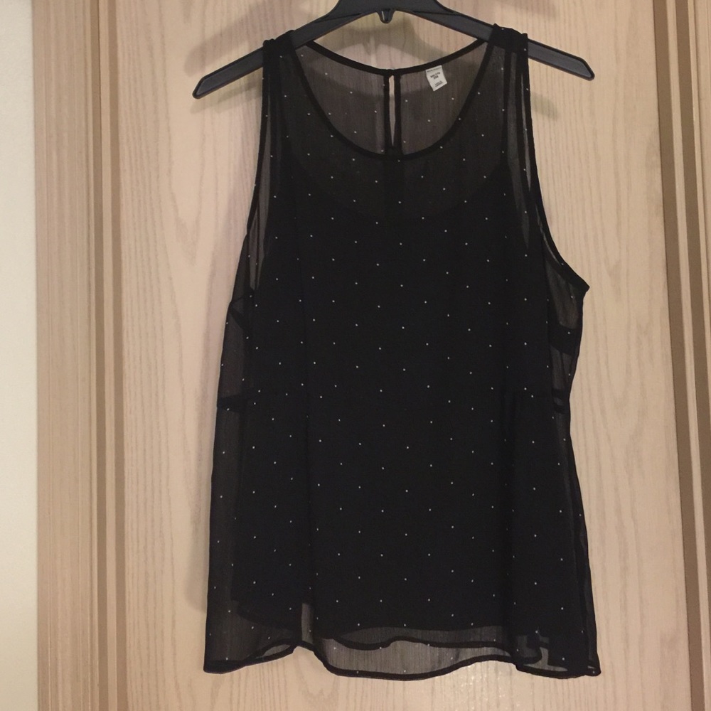 Polka dot blouse