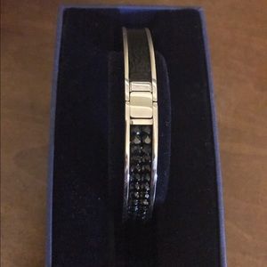 Swarovski Crystal Pave Hinged Bracelet