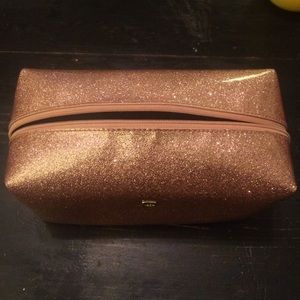 Kate Spade Cosmetic Rose Gold Bag Lovingly Used!
