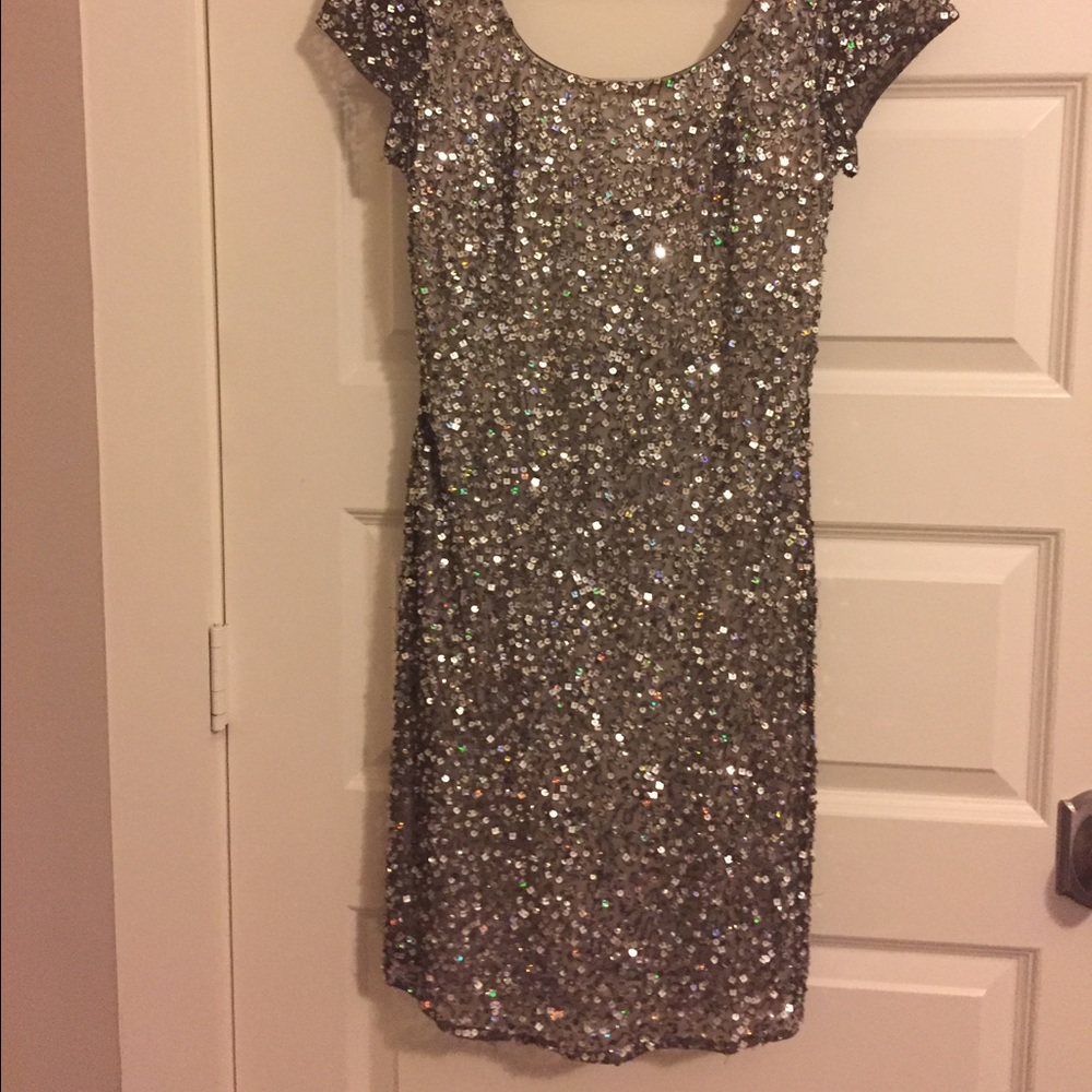 Silver Disco Ball Dress