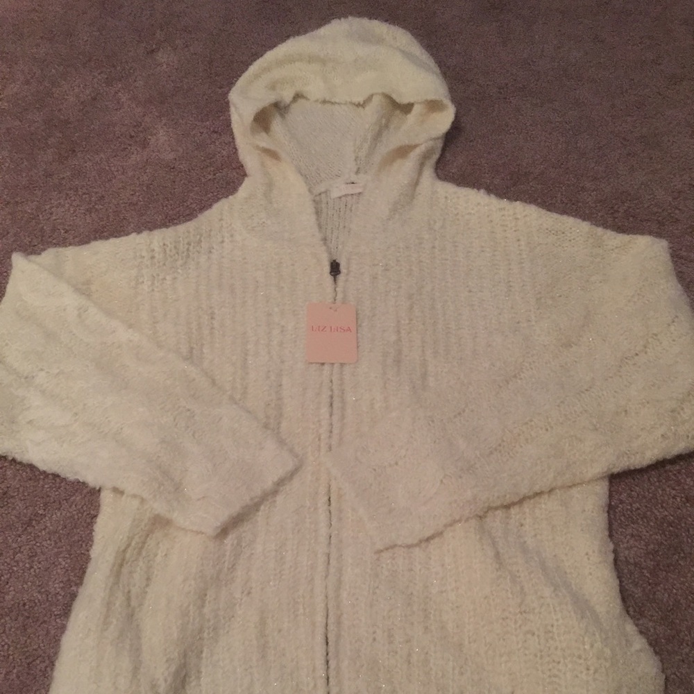 Liz Lisa white hoodie