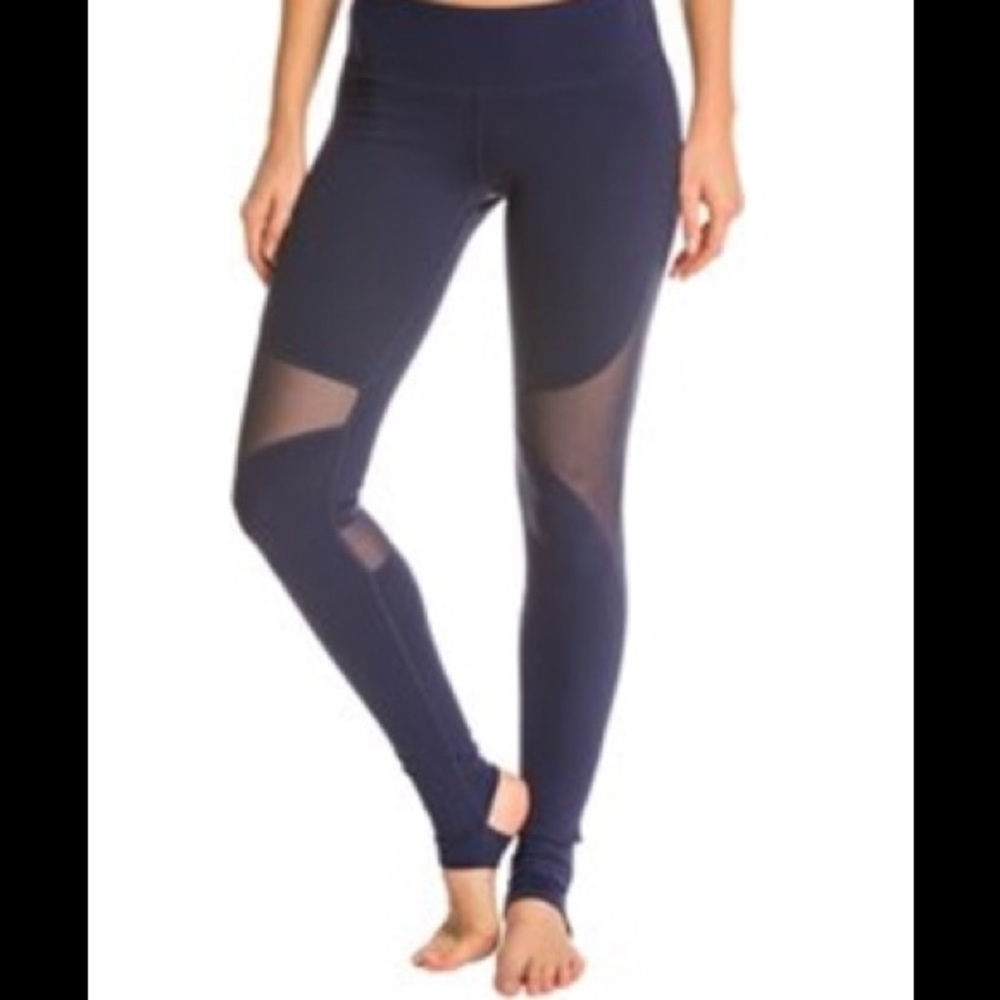 Alo Coat Leggings Navy Blue