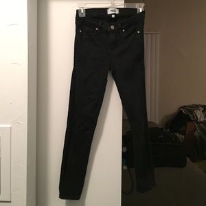 Paige black denim crop pant!