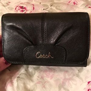 Coach black wallet