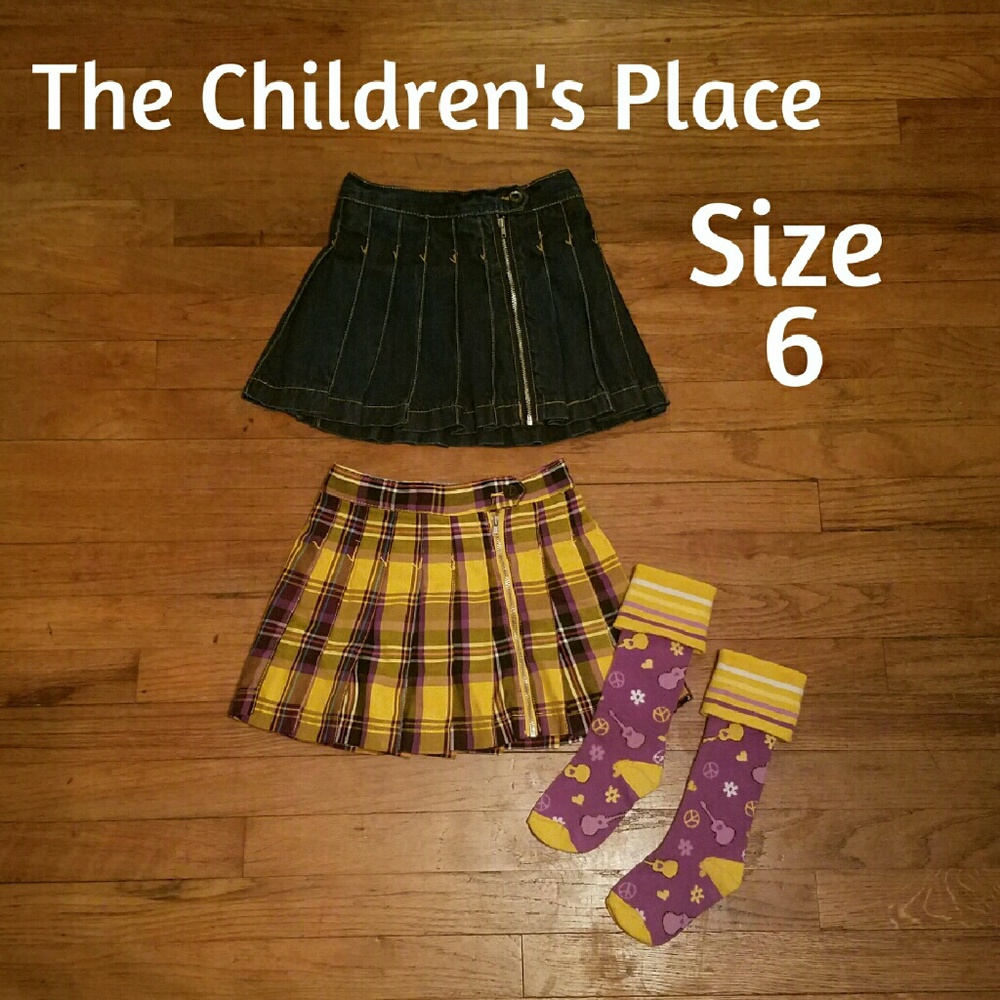 The Children's Place Skorts & Socks - Size 6