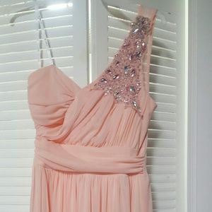 B. Darlin pale pink gown