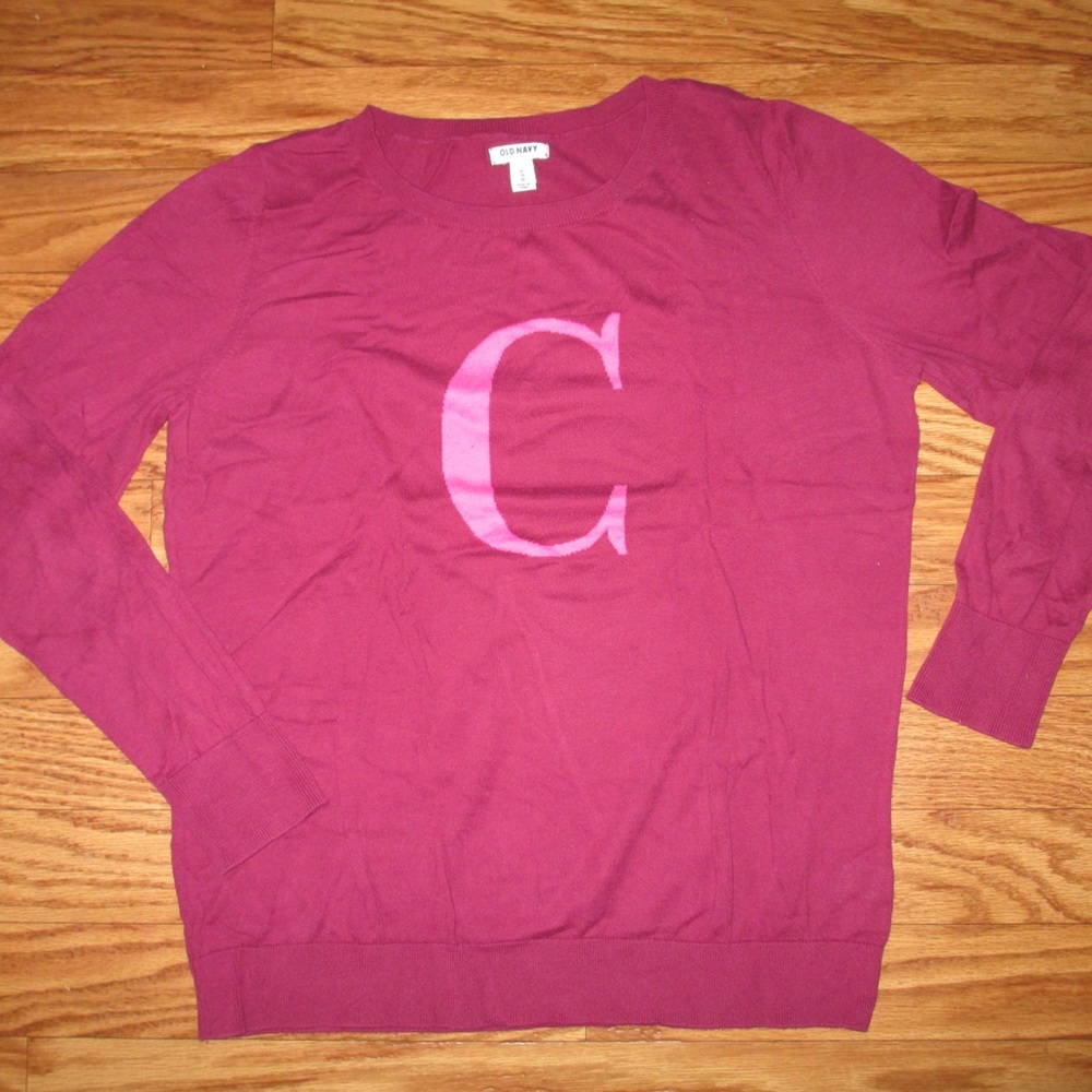 Initial Monogram Sweater