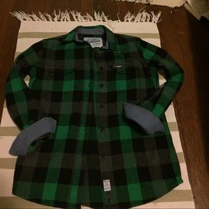 penfield  checked flannel shirt